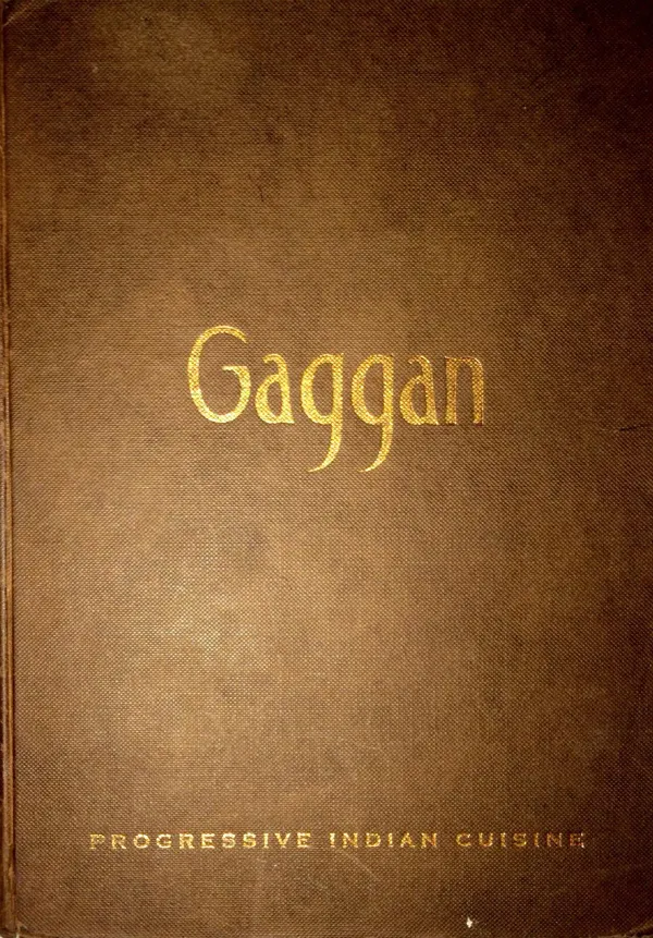 Gaggan menu cover